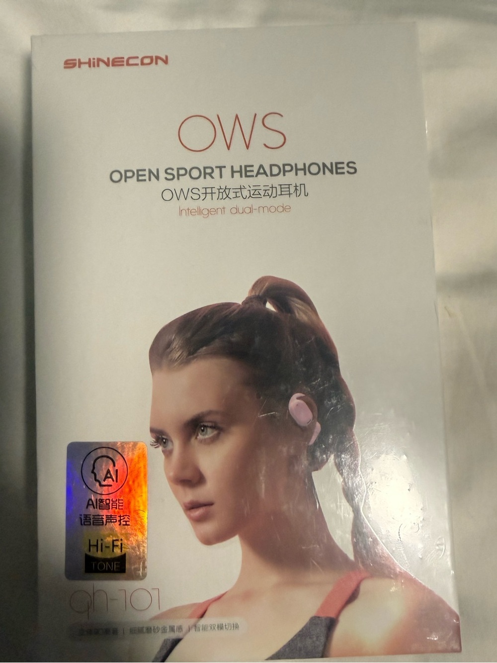 OWS Open Sport AI translation realtime Headphones in Pink!